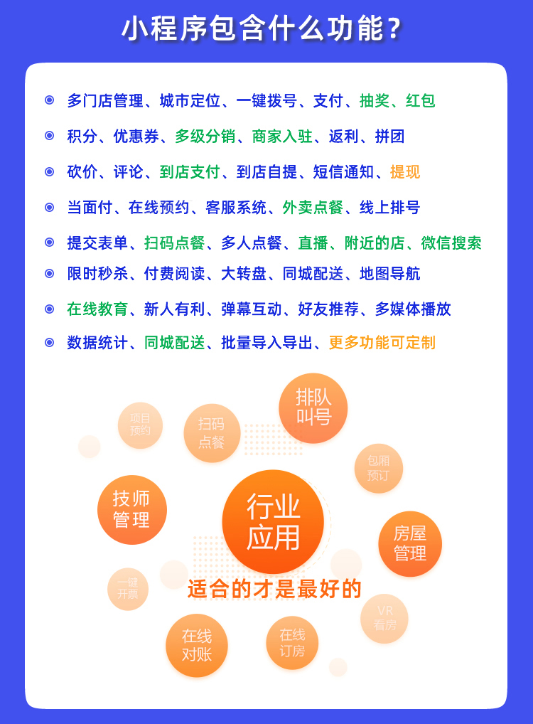小程序开发项目案例界面截图